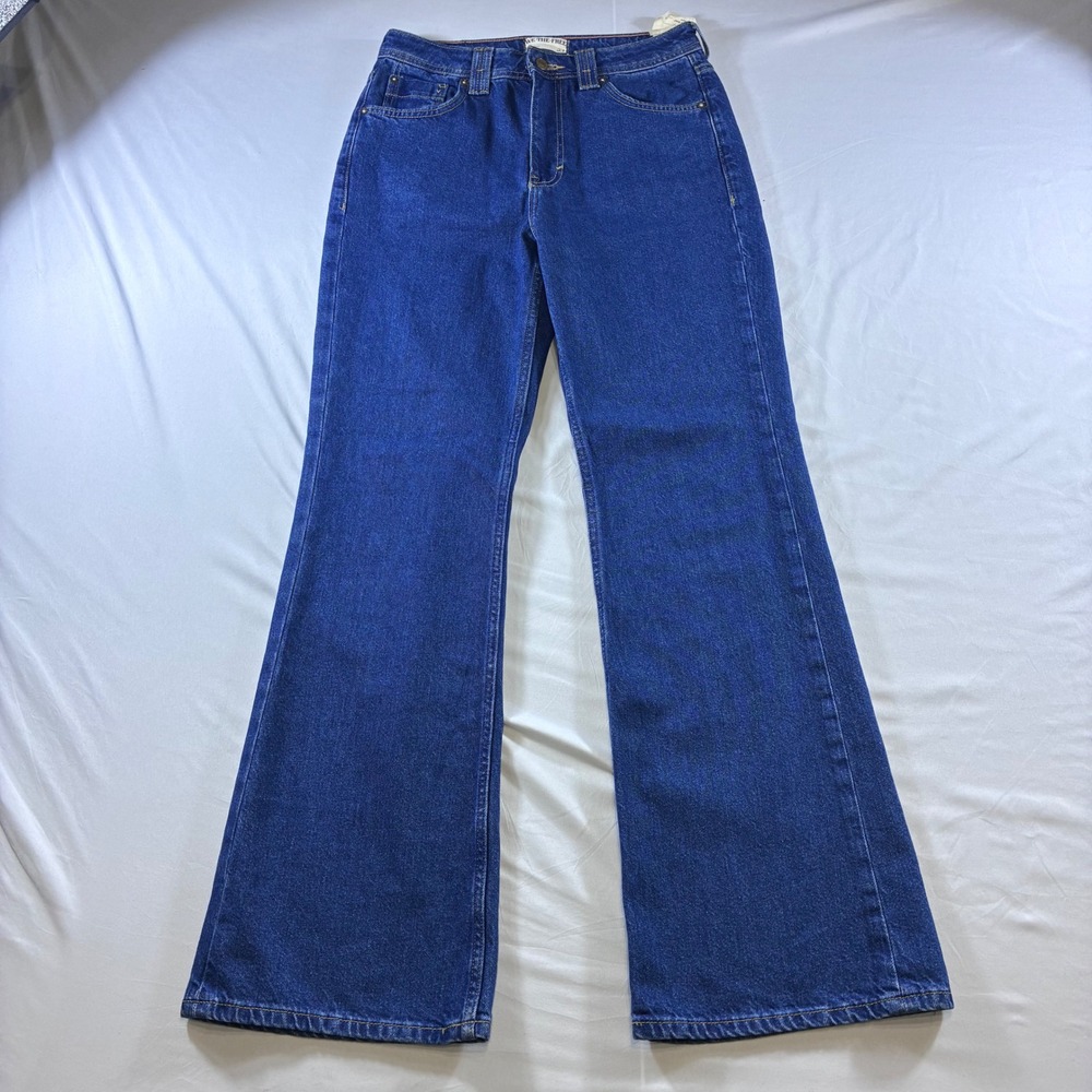 Free People We The Free Ava High Rise Bootcut‎ Jeans Dark Wash Blue OB1556493 27